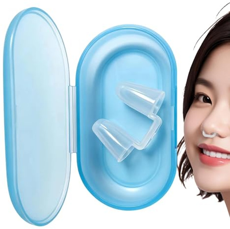 Genérico Tappi nasali in silicone anti-soffocamento per nuoto, piscina, spiaggia, snorkeling, immersioni, sport acquatici, vacanze, estate, viaggi all'aperto