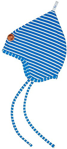 FINKID Jersey Zipfelmütze POPILI Gr. 46 Blue Offwhite (U15816)