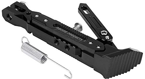 KIMISS Motorrad Einstellbarer Ständer,Aluminium Alloy Universal-Seitenständer mit verstellbarem Fuß für NMAX 155 2015–2016 N-MAX 125