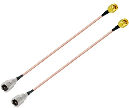 Vecys Cavo Coassiale RF SMA Maschio a FME Maschio RG316 15 cm / 6 pollici per Router Antenne 2G 3G 4G LTE UMTS Banda Larga Mobile Hsdpa WLAN Wireless(2 pezzi)