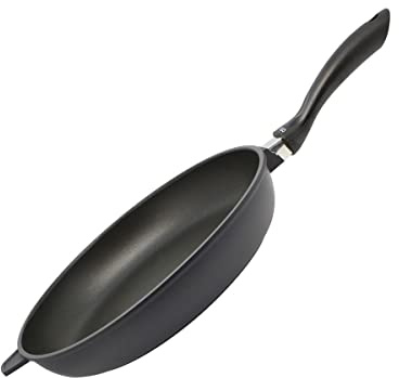 ELO Bratpfanne Ø 32 cm ALUCAST, Pfanne aus energiesparendem Aluminiumguss mit Antihaftbeschichtung, Pfanne für Ceran-, Gas-, Elektro-, Induktionsherde - spülmaschinengeeignet, Farbe: Schwarz