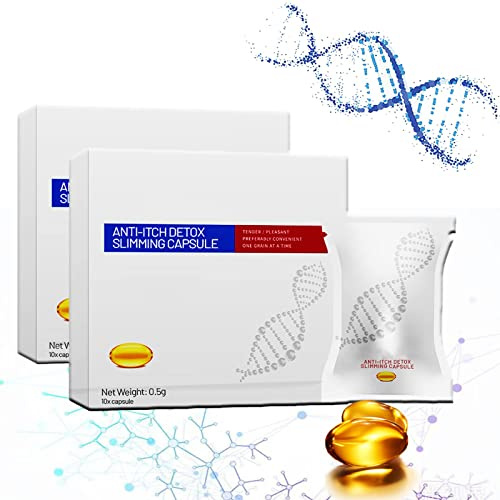 Soothe&Slim Capsule Amincissante Anti-démangeaisons, Capsule Anti-démangeaisons, Anniecare Instant Anti-itch Detox Produit Amincissant, Favorise La Santé des Femmes (20 pièces)