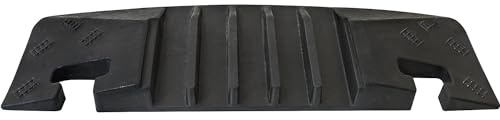 kaiserkraft | Canalina passacavi | altezza 50 mm | elemento terminale | scanalatura | lungh x largh x alt 590 x 190 x 50 mm | nero