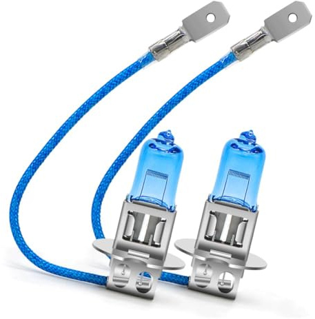 SOFOC H3 Lampe PK22S 24V 100W Kaltweiß 6000K Scheinwerfer 1500Lm +30% Helligkeit Tagfahrlicht Fern-/Abblendlicht Zusatzscheinwerfer Halogen 2Pcs