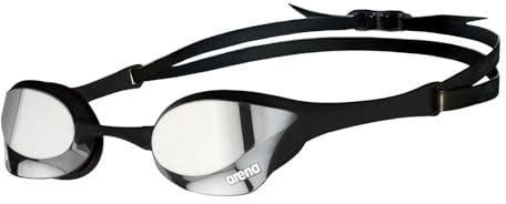 ARENA Herren Damen Unisex Schwimmbrille Cobra Ultra Swipe Mirror, Farbe:Schwarz, Artikel:-550 Silver/Black - Outdoor