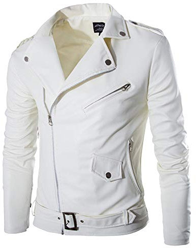 SRZYMJ Lederjacke Herren Weiß Lederjacke Herren Lang Parka Herren Schwarz Regenjacke Atmungsaktiv Herren Regenjacke 5Xl Wasserdicht Atmungsaktiv Outdoorjacke Herren L Strickjacke Herren Sportlich