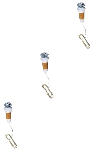 LABRIMP 3pcs String Bottle Stopper Led String Lights Rechargeable Night Light Eco-Friendly Decor for Home Party Garden Birthday