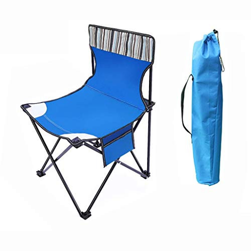 HZHXIFUFA Klappbarer Campingstuhl für Erwachsene, Klappstuhl für den Außenbereich, tragbarer Campingstuhl, geeignet zum Angeln am Strand, 35 x 35 x 60 cm