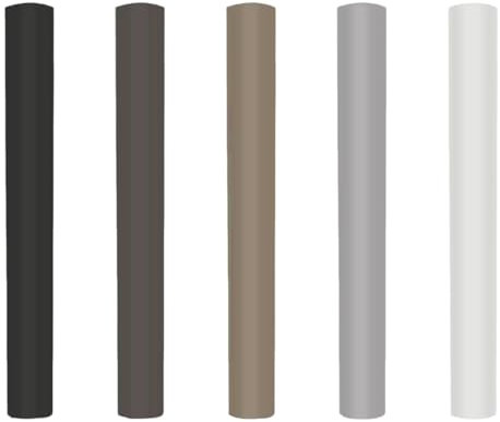 LQIOACU 5 Pezzi Cera per legno, Stucco per legno, Stucco per legno riempitivo, Parquet ripara graffi, Nero, Bianco e grigio