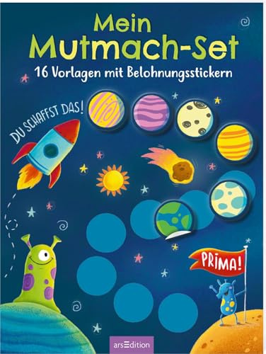 Mein Mutmach-Set: 16 Vorlagen mit Belohnungsstickern | Positive Affirmationen für Kinder ab 3 Jahren | für jeden Anlass, ob Töpfchen-Training oder Hausaufgaben