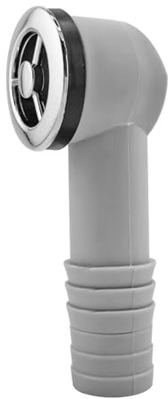Ctyjia 1 Pièce Tête de Trop-Plein D'évier, 36x36mm Interface Ronde, Accessoires Remplacement Éviers en Acier Inoxydabl pour Ouverture de 30-32mm