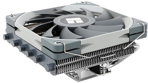 TR-Thermalright AXP120 X67-lågprofilkylare med 6 värmerör, tyst, 1 800 varv/min, kompatibel med AM4/AM5 och Intel LGA1851/1700/115x/1200/2011, för låg profil ITX-konfigurationer