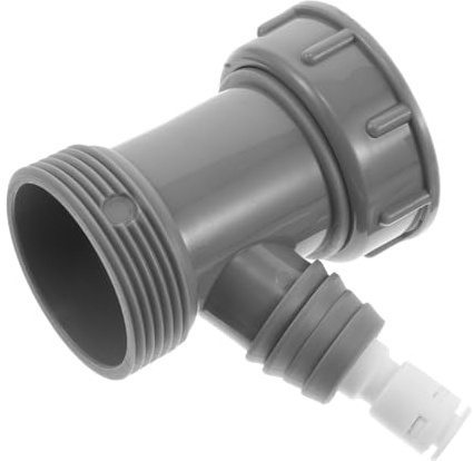 HIAKDOFT Adaptador Desagüe Fregadero en Forma Acero Inoxidable 45 Mm, Conector para Tubería y Lavavajillas, Fontanería de Cocina, Accesorio de Repuesto para Desagüe, Instalación Rápida