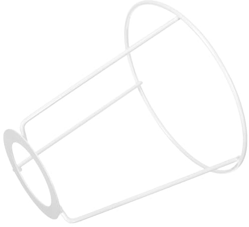 HAMPPLIES Lampenschirmrahmen E27-Fassung Lampenschirmring Aus Eisen Diy Eisendrahtschirm Für Wand- Tisch- Und Schreibtischlampen Leicht Tragbar Für Eigenen Lampenschirm