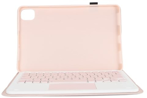Qcwwy Funda con Teclado para Tableta para Mi Pad 5 Teclado Inalámbrico Delgado para Mi Pad 5 Inalámbrico Delgado con Panel Táctil Desmontable Ideal para Uso en el Hogar y la Oficina Periféricos para