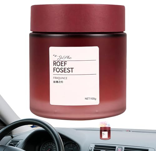 Solider Autoduft – Dose fester Balsam für den Autoinnenraum, Lufterfrischer-Deodorierer, langanhaltender Geruch und Parfüm-Dekoration für den Innenbereich