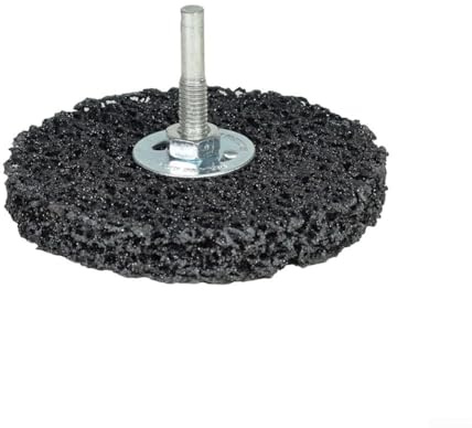 Rust Removal Disc for Angle Grinder 6mm Shank Grinder Wheel Strip Wheel Paint Rust Remover Compatible with 100mm/75mm Cleaning Discs(6X75mm)