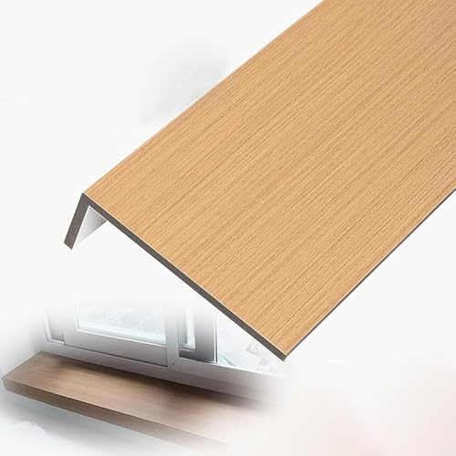 Davanzale Ristrutturazione Copri Davanzale, Copri Davanzale in Acrilico, Davanzale della Finestra per Interni, Ideale per la ristrutturazione di casa e Ufficio(160x15cm)