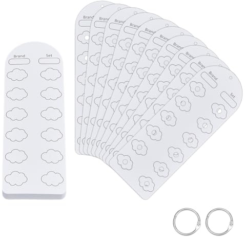 OLYCRAFT 60 Hojas Muestras de Color para 720 Colores Plantilla de Tabla de Colores