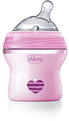 Chicco 00080811110000 Biberon Natural Feeling, 0m+, 150ml, Rosa