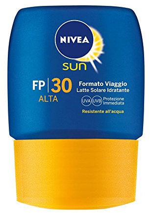Nivea Sun Feuchtigkeitsspendende Sonnenmilch Reisegröße SPF30 50 ml