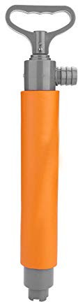 Weikeya Handpumpe, tragbare Boot Bilge Wasser Kajakpumpe mit Nylon 46 74 cm (orange)
