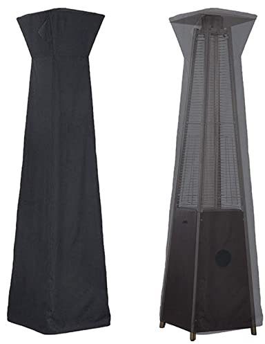 FUFRE Housse pour Parasol Chauffant en 210D Oxford Imperméable, Housse de Protection pour Chauffage de Terrasse, Bache de Protection pour Chauffage de Terrasse Extérieur Anti-Poussière/Vent (A)