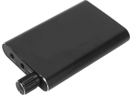 ciciglow Amplificateur de Casque Portable, Amplificateur D'écouteur HiFi, Rapport Signal sur Bruit> 100 DB, avec Batterie Rechargeable de 600 MAh, Commutateur de Gain à 2 étages