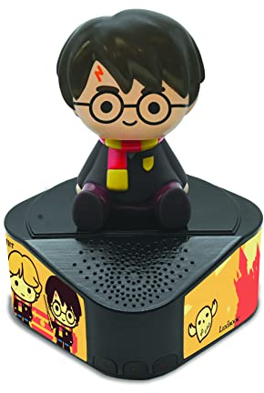 Lexibook, Harry Potter, Enceinte avec Figurine Lumineuse, Bluetooth 5.0, Port USB/USB Type C, BTD80HP
