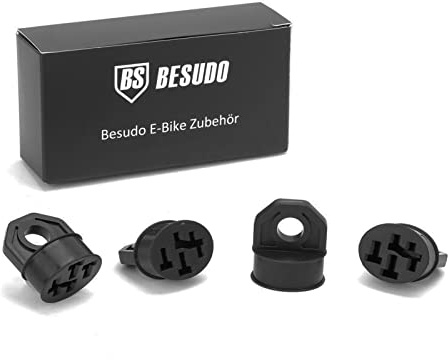 Besudo Kontaktschutz Pin Abdeckung für Bosch E-Bike Akku -[4er SET] - Kontakt-Schutz Abdeckung - Ebike Akku Abdeckung - Ideale Abdeck-Kappen Abdeck-PIN für Schutz vor Regen, Staub, Korrosion-4er Pack