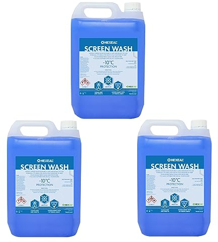 Hexeal 15L Screenwash - Winter Strength & Ready To Use