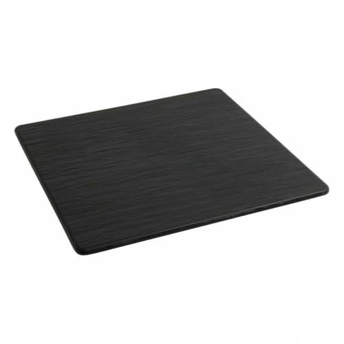 Inde Plato Llano Africa Negro Melamina Cuadrado 35 x 35 x 0,7 cm (6 Unidades)