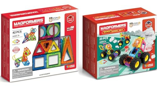 MAGFORMERS Basic 42 Set & Giant Wheel Set