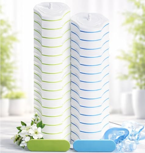 Disposable Toilet Bowl Brush Refills 30 pcs – Replacement Cleaning Pads for Toilet Wand System, Bathroom Scrubber Refills for Toilet Bowl, Sink, Bathtub, and Wash Basin Cleaning