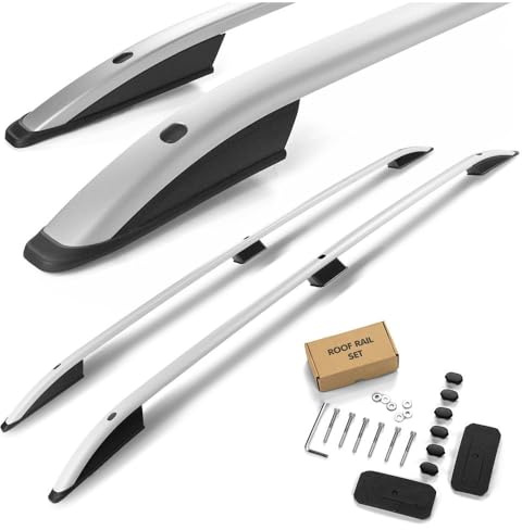 CHROMEMASTER | Barre da Tetto, Rail Tetto Compatibile con Toyota Proace City L1 | Standard CORTO 2020+; Sono Utilizzate per il Montaggio di Portapacchi, Box da Tetto o Portabiciclette | Alluminio