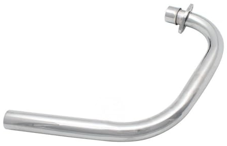 Tubo scarico motociclo Moto Silenziatore Silenziatore Di Scarico Universale Per CG125/WY125 CG150 Moto Silenziatore Di Scarico Silenziatore Tubo Anteriore