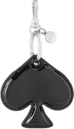 kate spade new york AirTag Charm Keychain - Spade-Shaped AirTag Holder with Luxe Ring Clip for Bags, Luggage, Keys, and More