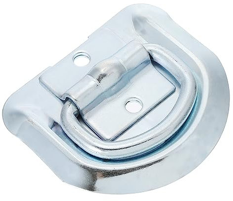 Amosfun Heavy Duty d Ring Anchor Trailer Tie down Lashing Ring Floor Mounting Hook for Secure Load Transport