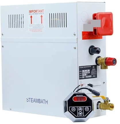 JHXHFJXZ Heim-Sauna-Dampfmaschine, tragbarer Generator, Heim-Badezimmer-Generator, Nassdampfmaschine Mit Wassermangel- und Überhitzungsschutz(380 4.5KW)