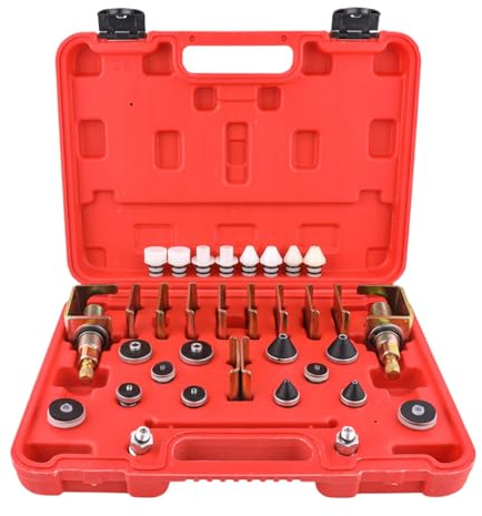 Kit De Reparación De Fugas para Aire Acondicionado De Coche - Kit de Reparación AC,Tester De Detección Rápida para Mantenimiento De Climatizadores Automotrices, Presión De Radiador Y Reparación