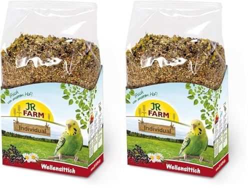 JR FARM Birds Individual Wellensittich 1 kg (Packung mit 2)
