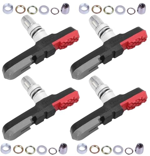 ANDINUS Set de 4 Zapatas de Freno de Bicicleta (V-Brake Premium)
