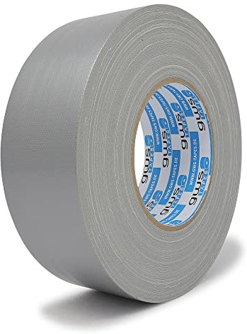 gws Premium Panzertape 50 m x 50 mm 80 mesh Fabric Various Colours, Silver