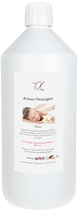 1l Aroma Massageöl - Relax für Massage, Physiotherapie, Wellness, Sport in Pharma Qualität