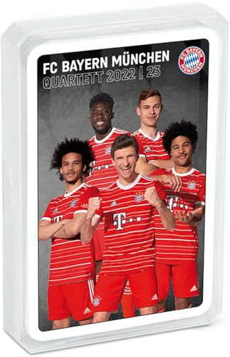 FC Bayern München Unisex Youth 31297 Card Game, White, M