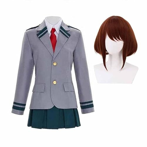 Xinchangda MHA, costume per cosplay, Uraraka Ochaco/Midoriya Izuku/Bakugō Katsuki/Todoroki Shouto/Toga Himiko, Halloween, Carnevale, partito, vestito da donna, per cosplay