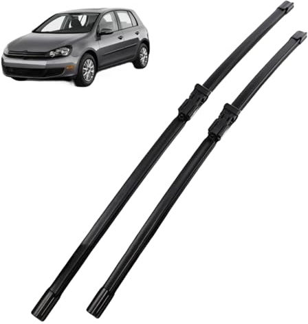 Scheibenwischer Scheibenwischer vorne Wischerblätter für VW Golf 6 2009–2012 24+19 Autowischerblätter