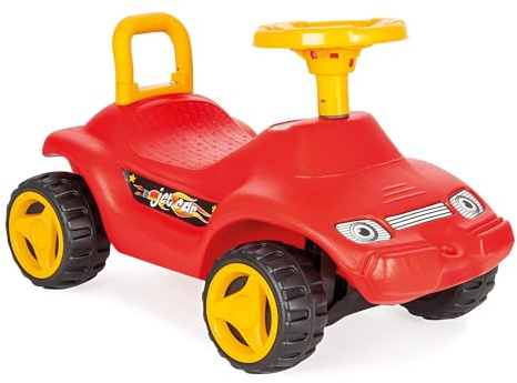 LEMODO Rutschauto ab 3 Jahre, Rutscherfahrzeug in rot, Kinderfahrzeug mit Hupe, Rutschfahrzeug mit Überschlagschutz, Rutscher drinnen und draußen nutzbar