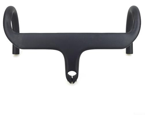 HEIBTENY T800 Carbonfaser Lenker Für 28,6 Mm Vorderradgabeln Für Rennräder, Lenkerlänge 360/380/400/420/440 Mm, Vorbaulänge 80/90/100/110/120 Mm(420 * 80MM matte color)