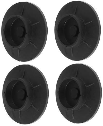 4pcs Rubber Washing Machine Anti Vibration Feet Pads Black | Dryer and Washer Use, Wear Resistant Build, Home Use or Outdoor Setup, Wide Compatibility